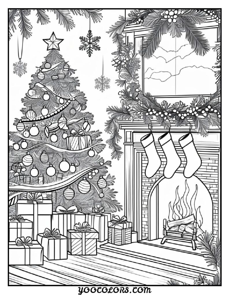 Christmas Coloring Pages for Kids: Top 23 Festive Designs to Print 5 CHRISTMAS COLORING PAGES christmas coloring pages for adults pdf