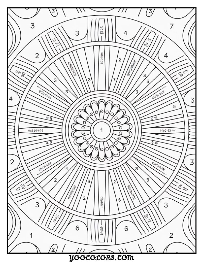 Free Printable Mandala Coloring Pages: 26 Intricate Designs Blending Art, and Spirituality 28 Mandala flowers coloring pages mandala number pdf
