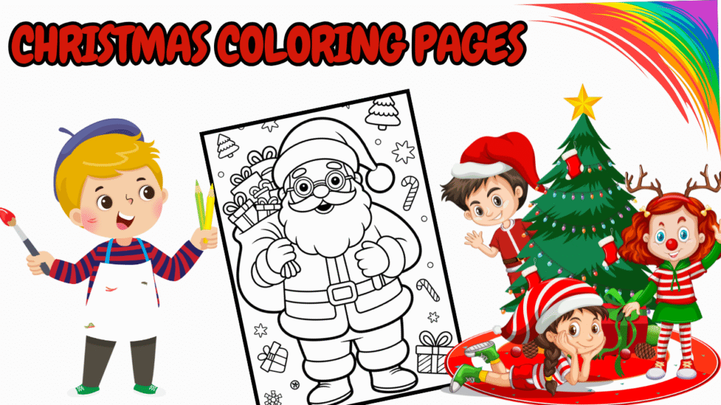 Christmas Coloring Pages for Kids: Top 23 Festive Designs to Print 2 free printable christmas coloring pages