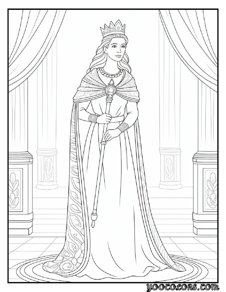 Christian Coloring Pages for Kids: 20 Inspirational Designs to Inspire Faith 23 Christian cioloring pages for kids Bible Heroes Series Esther pdf