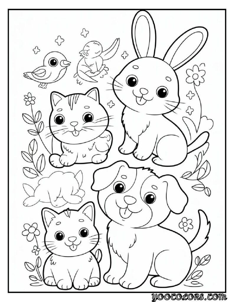 Coloring Pages Cute Ideas for Kids: 21 Engaging Designs to Inspire Creativity 4 Coloring Pages cute Cute Animal Coloring Pages pdf