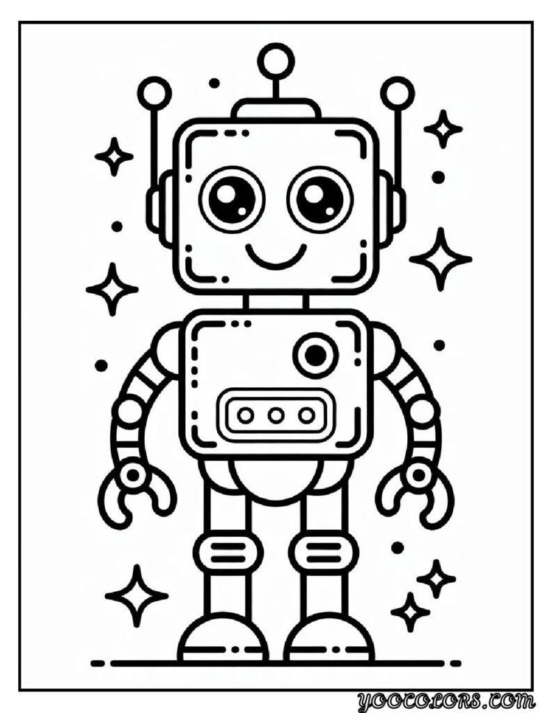 Coloring Pages Cute Ideas for Kids: 21 Engaging Designs to Inspire Creativity 20 Coloring Pages cute Cute Robot Coloring Pages pdf