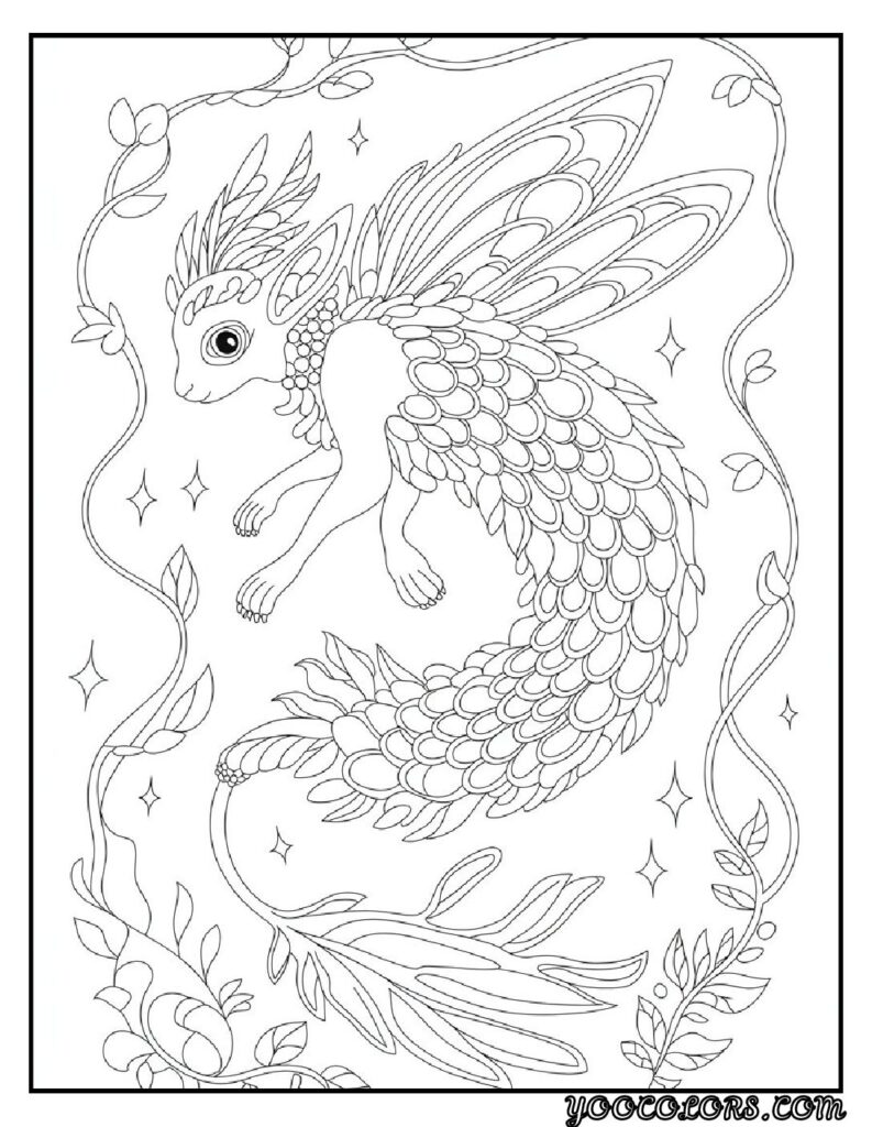 Coloring Pages Cute Ideas for Kids: 21 Engaging Designs to Inspire Creativity 16 Coloring Pages cute Fantasy Creature Coloring Pages pdf
