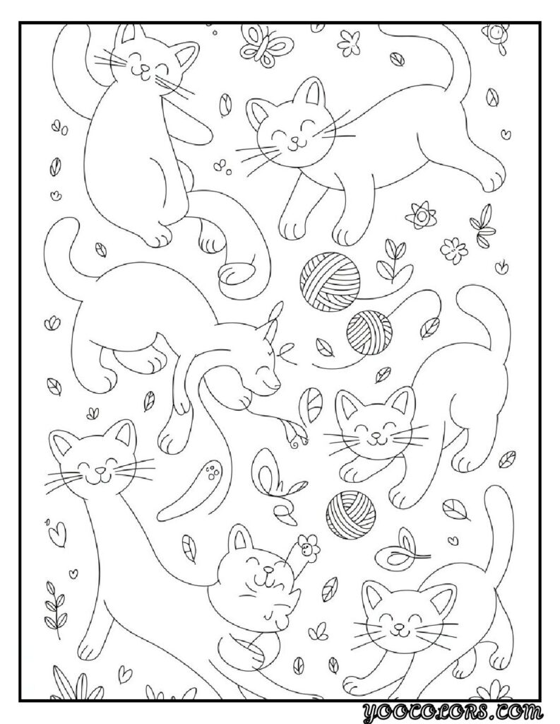 Coloring Pages Cute Ideas for Kids: 21 Engaging Designs to Inspire Creativity 5 Coloring Pages cute Playful Cat Designs pdf