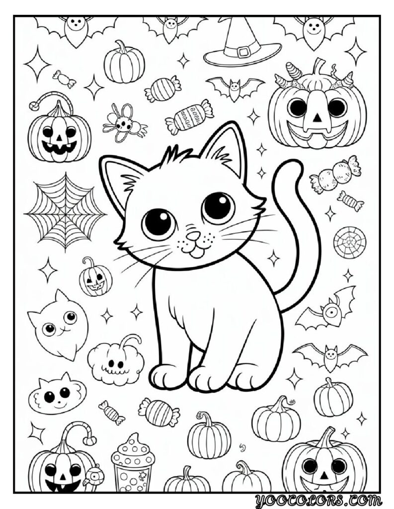 20 Halloween Coloring Pages for Fun and Creative Festive Activities 3 Halloween coloring pages 1 pdf