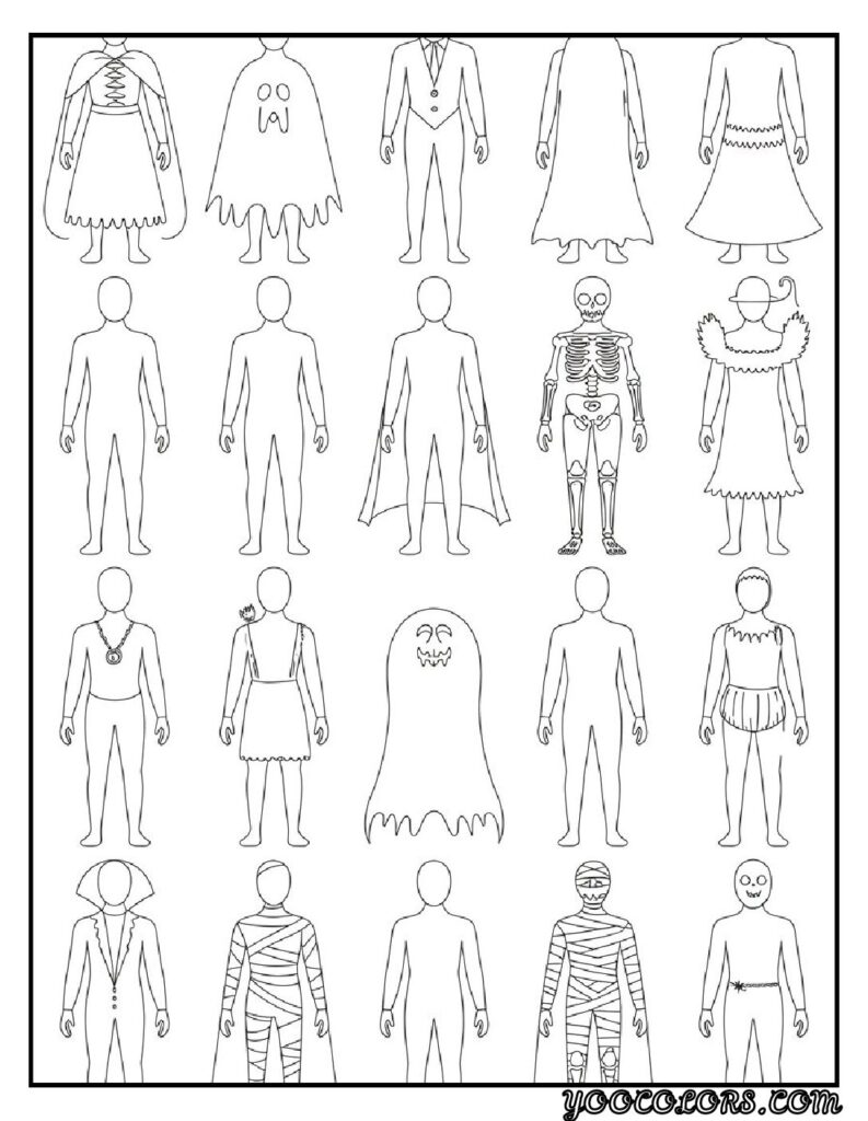20 Halloween Coloring Pages for Fun and Creative Festive Activities 7 Halloween coloring pages 19 pdf