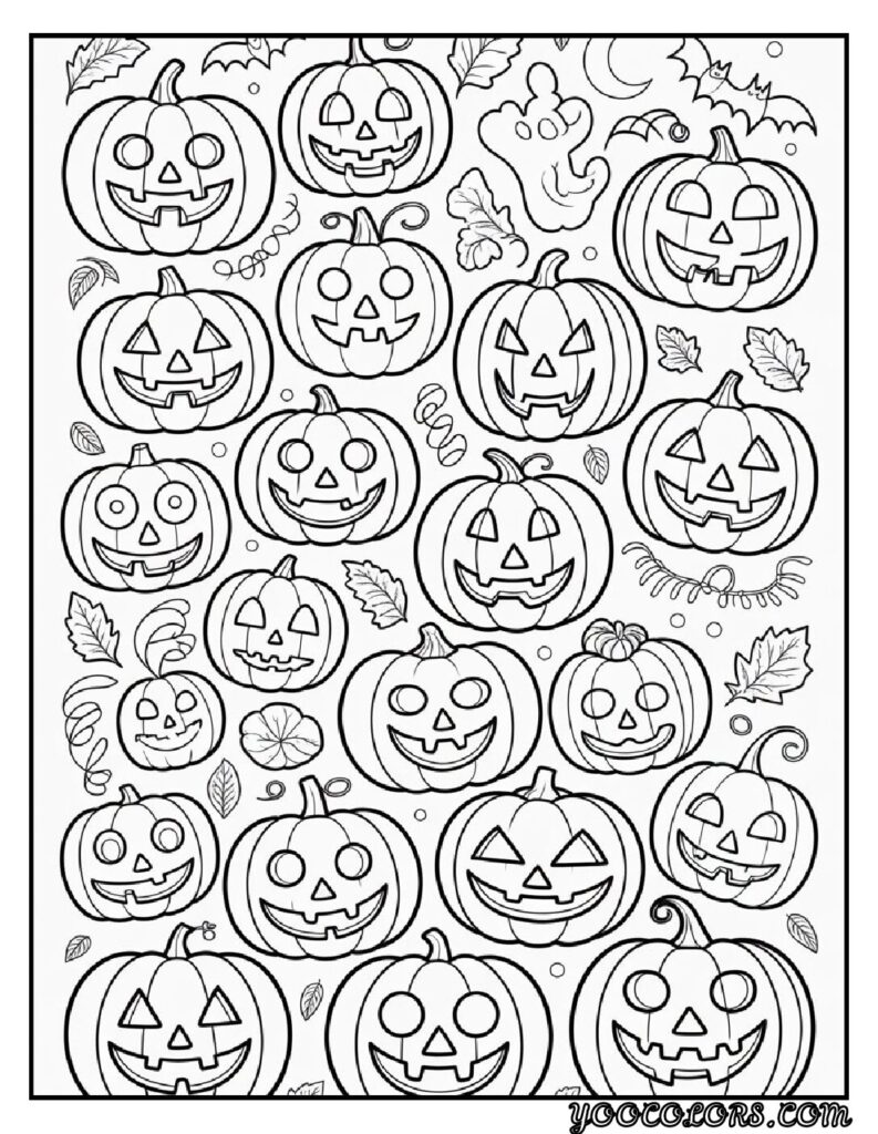 20 Halloween Coloring Pages for Fun and Creative Festive Activities 4 Halloween coloring pages pdf