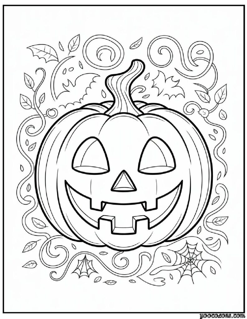 Halloween Coloring Pages Printable Featuring Classic Icons and Spooky Fun for All Ages 7 Halloween coloring pages printable Classic jack o lantern face pdf
