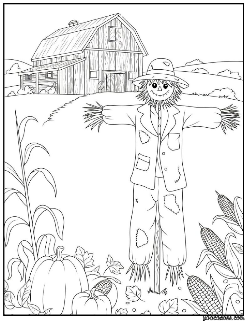 October Coloring Pages 9 pdf