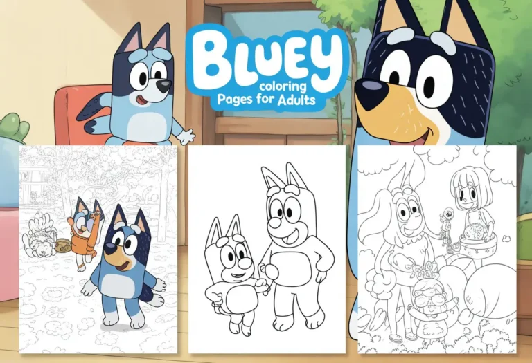 Bluey Coloring Pages 20 Best Printable Designs for Kids