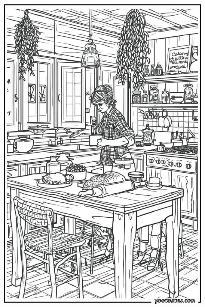 65+ Beautiful Cottagecore Coloring Pages for Relaxation and Creativity 12 cottage core COLORING PAGES 12 pdf