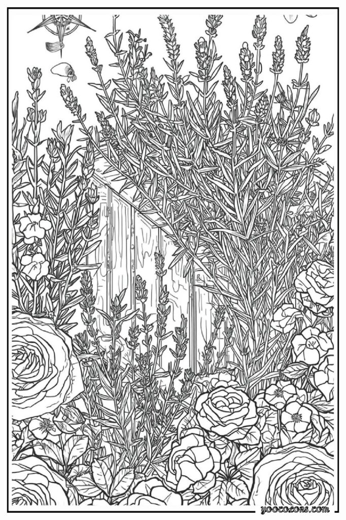 65+ Beautiful Cottagecore Coloring Pages for Relaxation and Creativity 18 cottage core COLORING PAGES 18 pdf