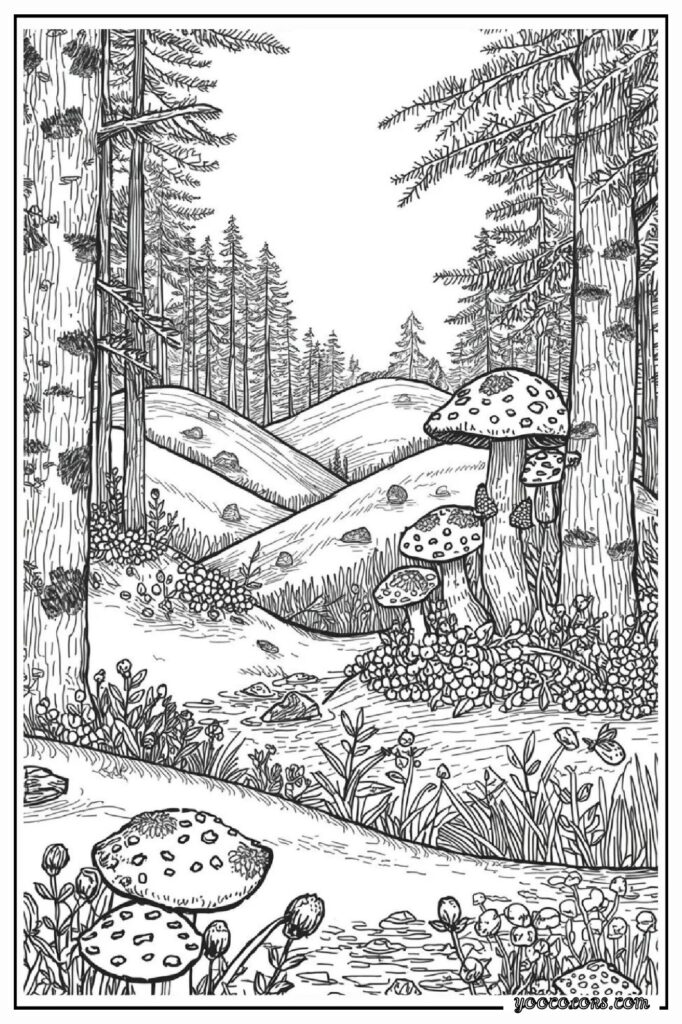 65+ Beautiful Cottagecore Coloring Pages for Relaxation and Creativity 26 cottage core COLORING PAGES 27 pdf