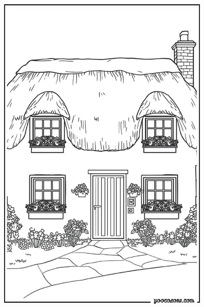 65+ Beautiful Cottagecore Coloring Pages for Relaxation and Creativity 30 cottage core COLORING PAGES 31 pdf