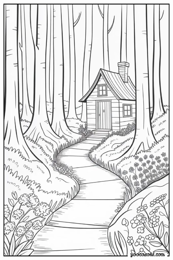 65+ Beautiful Cottagecore Coloring Pages for Relaxation and Creativity 37 cottage core COLORING PAGES 36 pdf