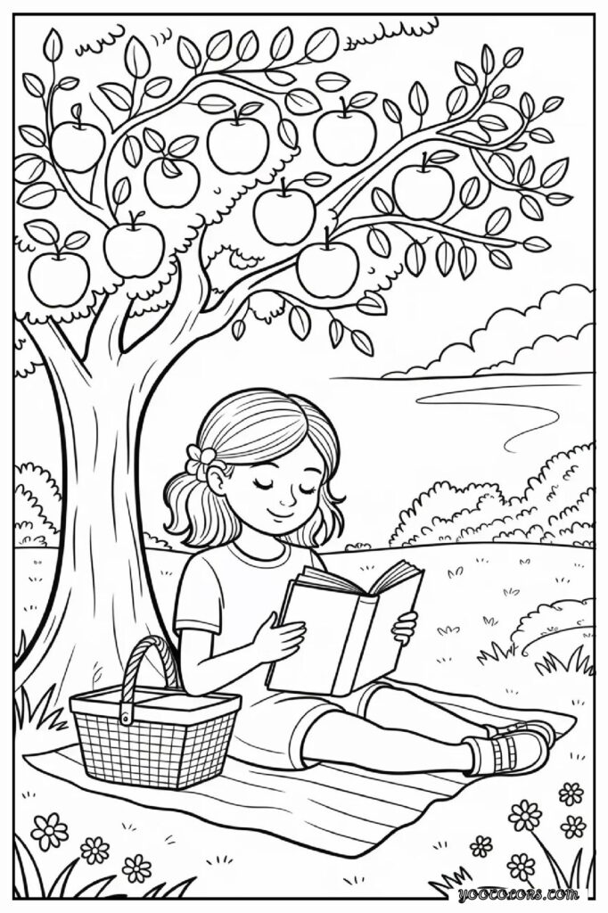 65+ Beautiful Cottagecore Coloring Pages for Relaxation and Creativity 45 cottage core COLORING PAGES 44 pdf