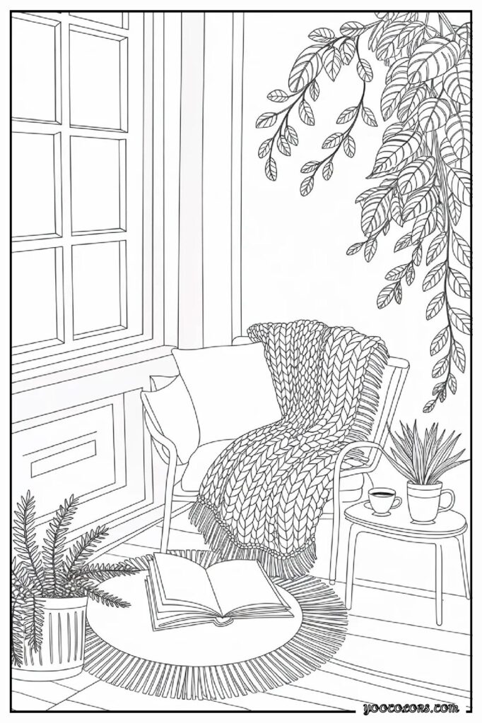 65+ Beautiful Cottagecore Coloring Pages for Relaxation and Creativity 44 cottage core COLORING PAGES 45 pdf