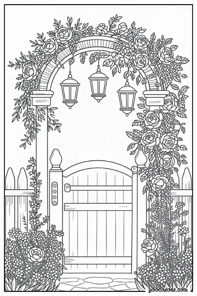 65+ Beautiful Cottagecore Coloring Pages for Relaxation and Creativity 49 cottage core COLORING PAGES 48 1 pdf