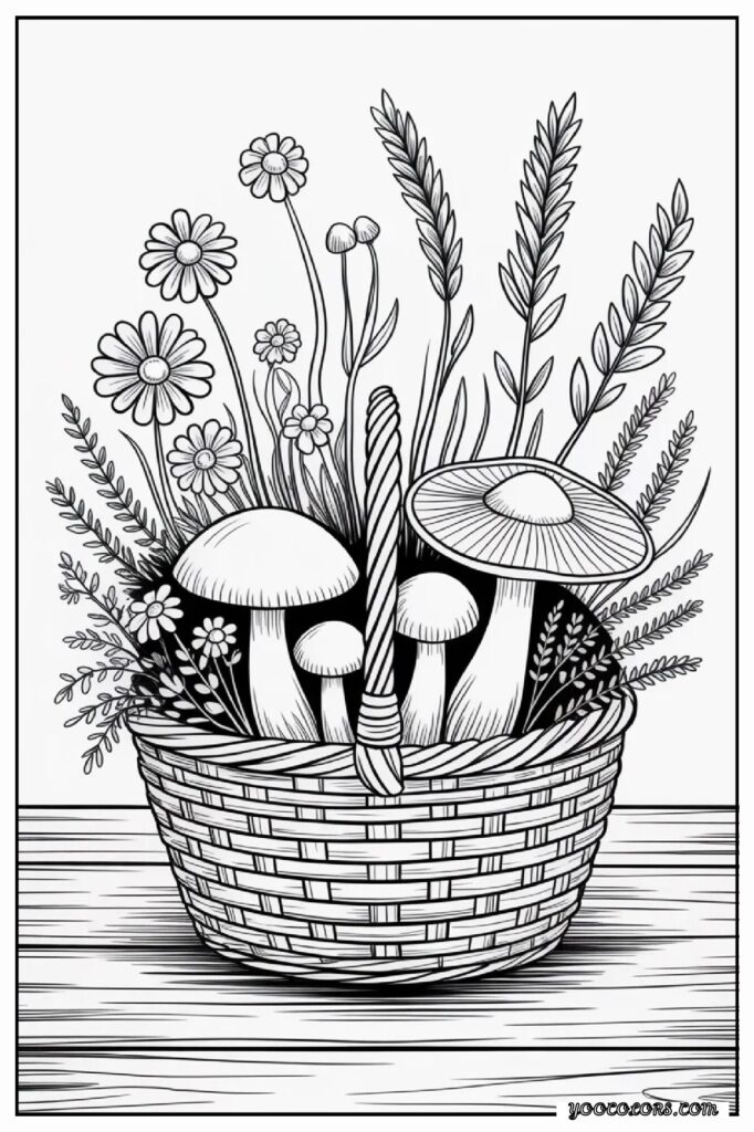 65+ Beautiful Cottagecore Coloring Pages for Relaxation and Creativity 48 cottage core COLORING PAGES 49 1 pdf