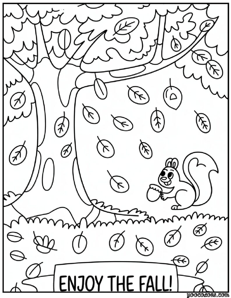 Fall Coloring Sheets for Preschoolers: Fun, Creativity, and Learning Combined 9 fall coloring sheets for preschoolers 25 pdf