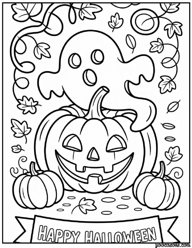 Halloween Coloring Pages Ghost: Free Printables for Kids & Adults 7 halloween coloring pages ghost Pumpkin Patch Ghost.webp pdf