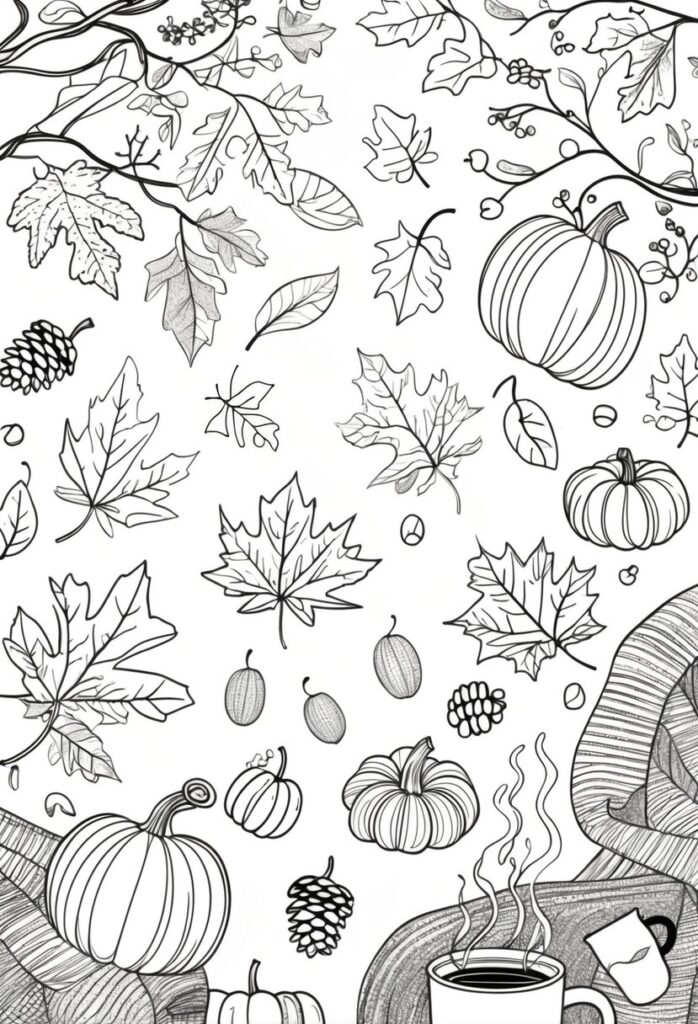 Fall Coloring Pages Free Printables: 20 Best Designs for All Ages 2 Fall Coloring Pages Free Printables