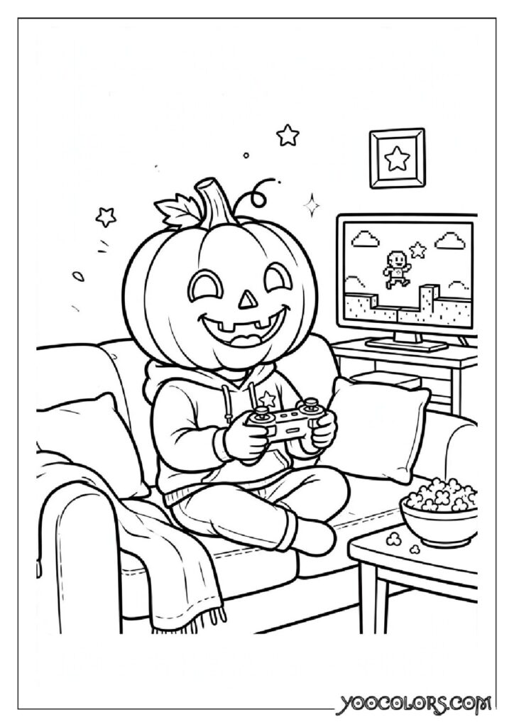 48 Halloween Coloring Pages for Fun and Creative Festive Activities 28 pumpkin kid coloring page pdf