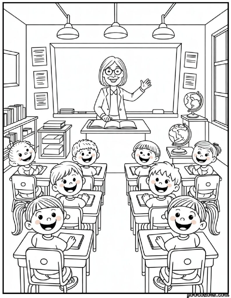 September Coloring Pages: Fun Fall & Back-to-School Printables for Kids 3 september coloring pages back to school 1 pdf