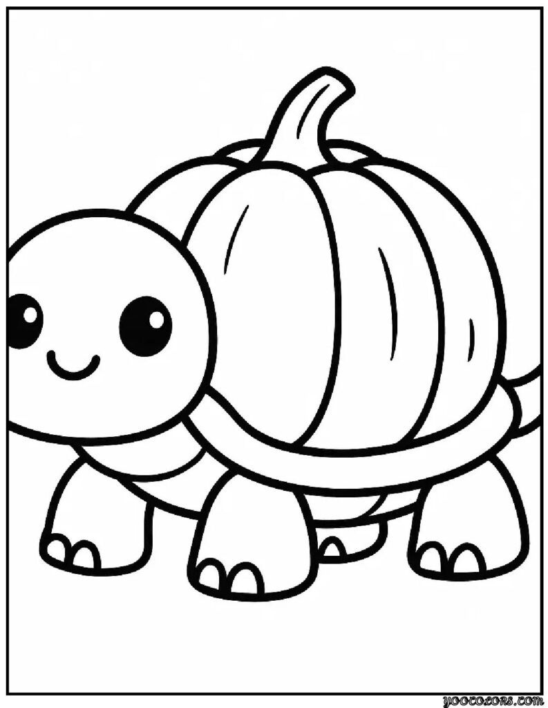Pumpkin Coloring Pages: Fun, Printable, and Perfect for Fall 16 turtle pumpkin.webp pdf