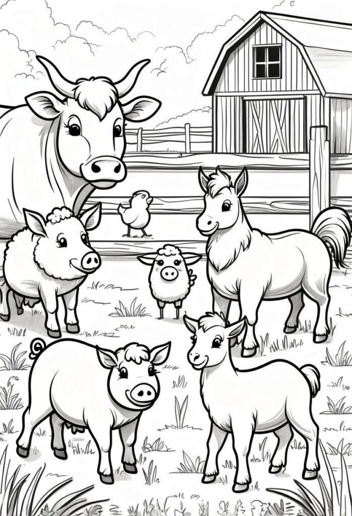 Top 20 Farm Animal Coloring Pages Free Printable PDF top-20-farm-animal-coloring-pages-free-printable-pdf