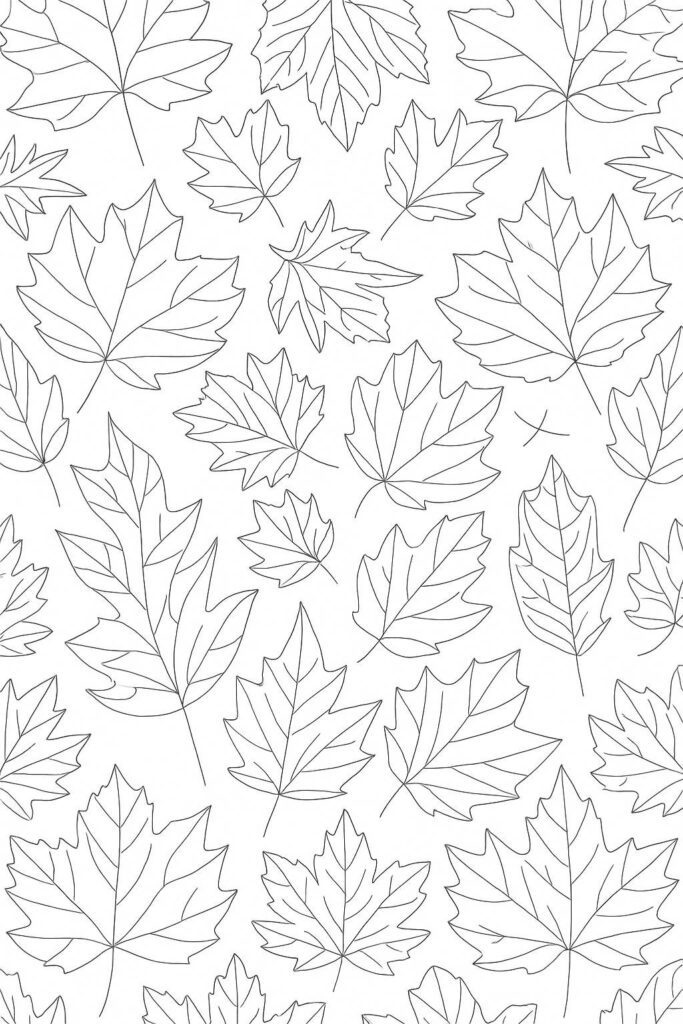Fall Coloring Pages for Adults 19 Creative Designs to Inspire Relaxation 21 leaf pattern