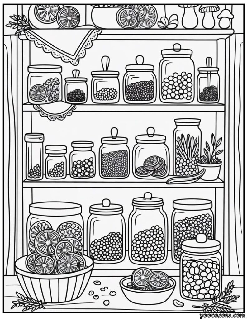 Thanksgiving Coloring Pages for Adults – Mindful, Modern & Perfect for Cozy Fall Nights 5 Cottagecore Pantry.webp pdf