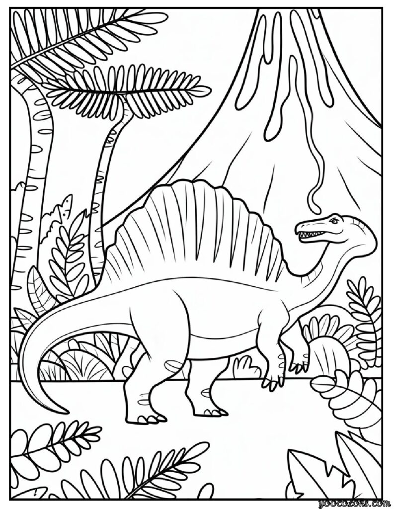 Dinosaur Coloring Pages Spinosaurus – Free & Printable Fun 12 Dinosaur Coloring Pages Spinosaurus Prehistoric Jungle Spinosaurus.png pdf