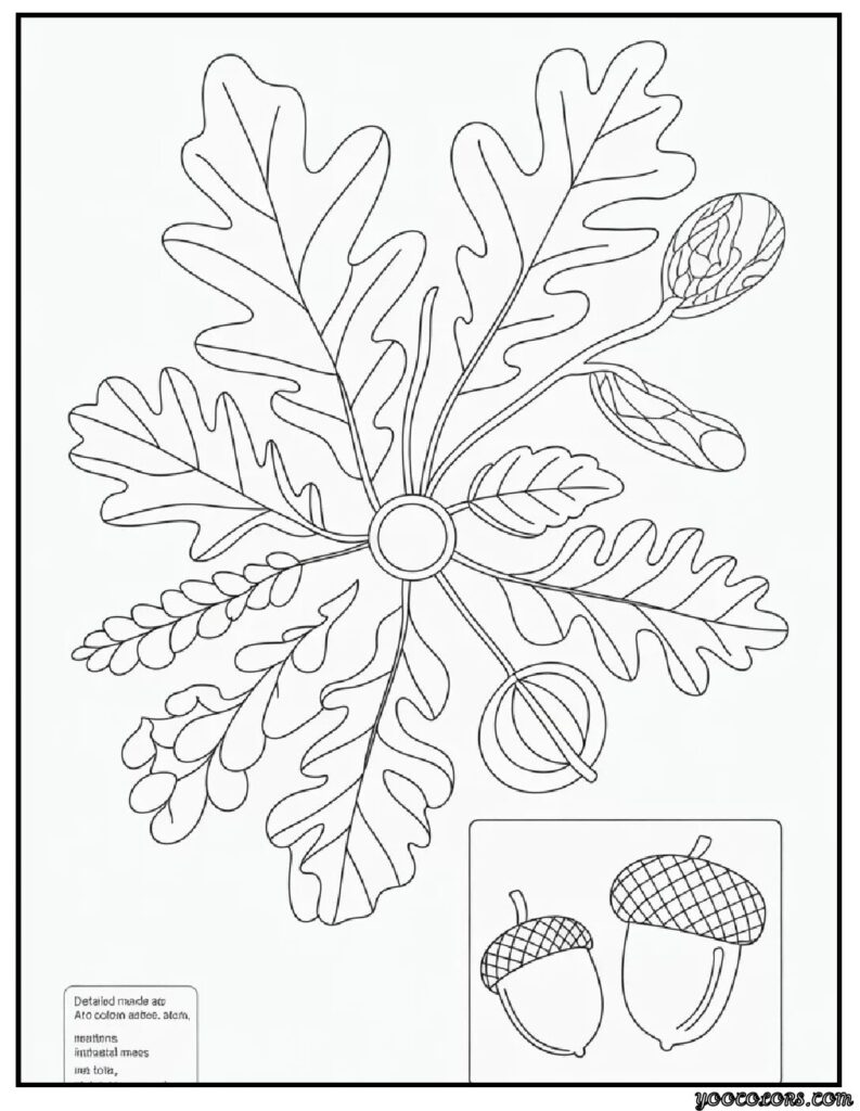 Fall Coloring Sheets: Fun, Cozy, and Printable Autumn Activities 6 Fall Coloring Sheets fall mandala leave.webp pdf