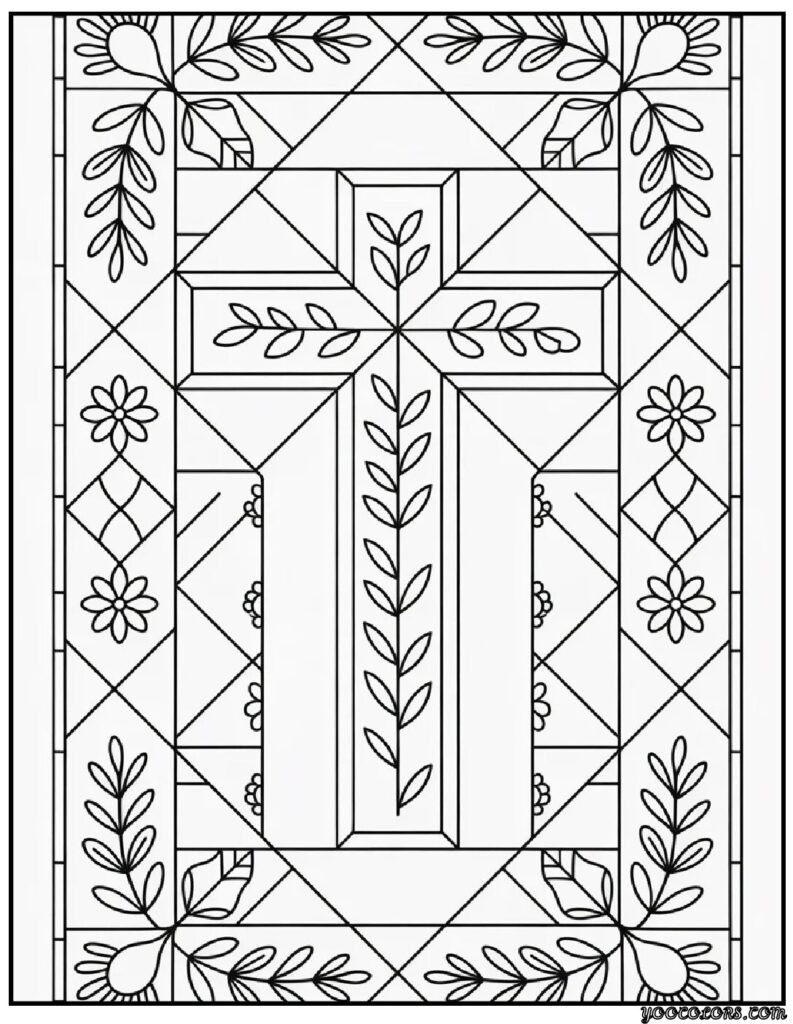 Thanksgiving Coloring Pages Printable – Free, Fun, and Festive Ideas for Kids & Adults 4 Gratitude Cross Quilt.webp pdf