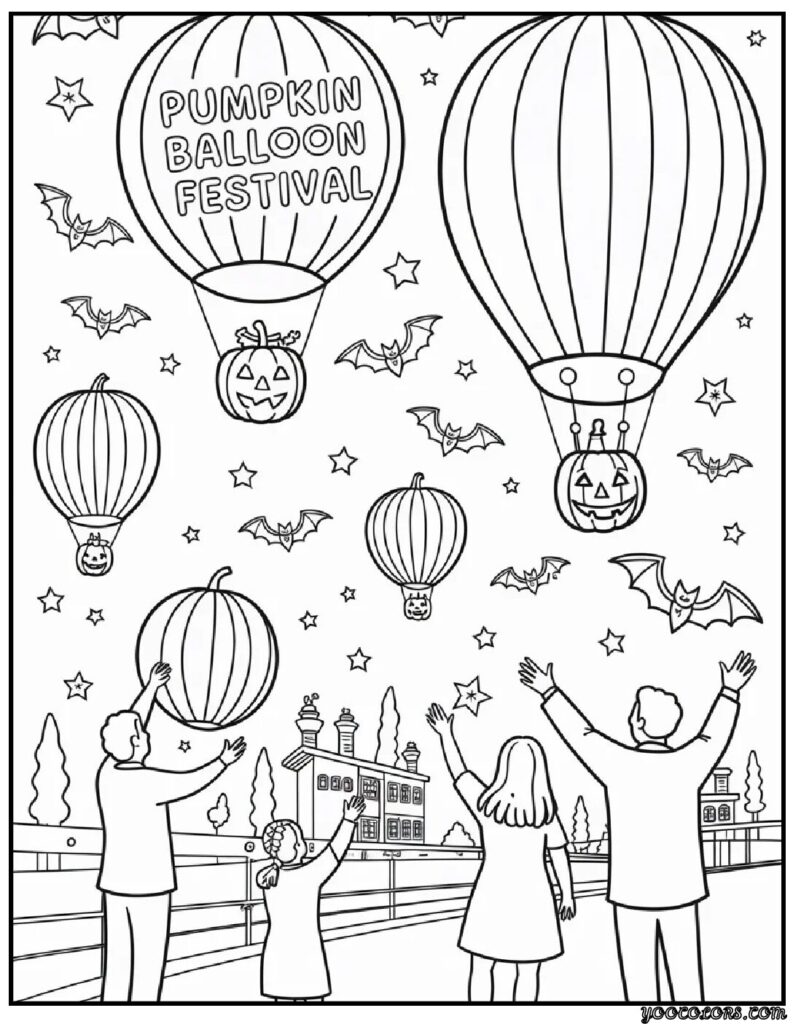 Halloween Coloring Pages Pumpkin – Free Printables & Fun Ideas 5 Halloween Coloring Pages Pumpkin Pumpkin Balloon Festival.webp pdf