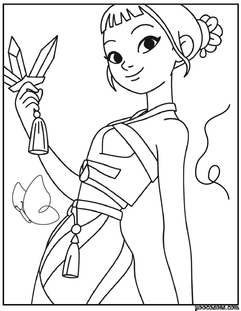 Kpop Demon Hunters Coloring Pages – Free, Cute & Easy Designs 3 Kpop Demon Hunters Mira.webp pdf
