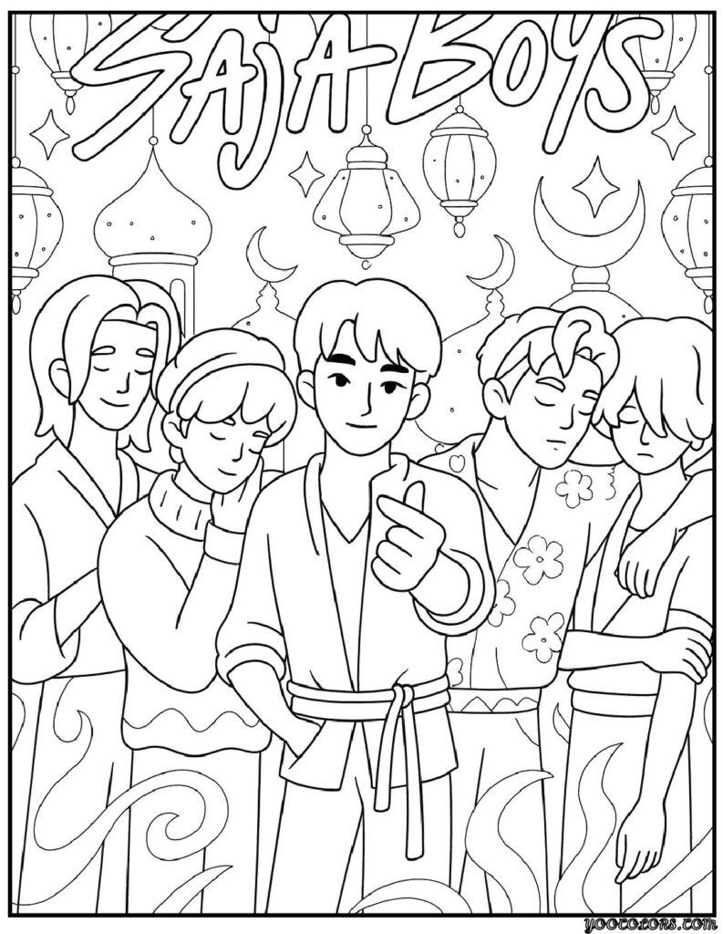 Kpop Demon Hunters Coloring Pages – Free, Cute & Easy Designs 9 Kpop Demon Hunters saja.webp 1 1 pdf