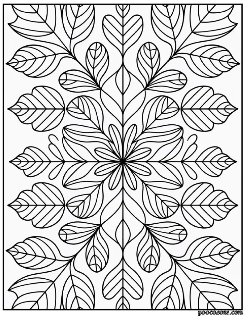 Thanksgiving Coloring Pages Printable – Free, Fun, and Festive Ideas for Kids & Adults 6 Leaf Tessellation Maze.webp pdf