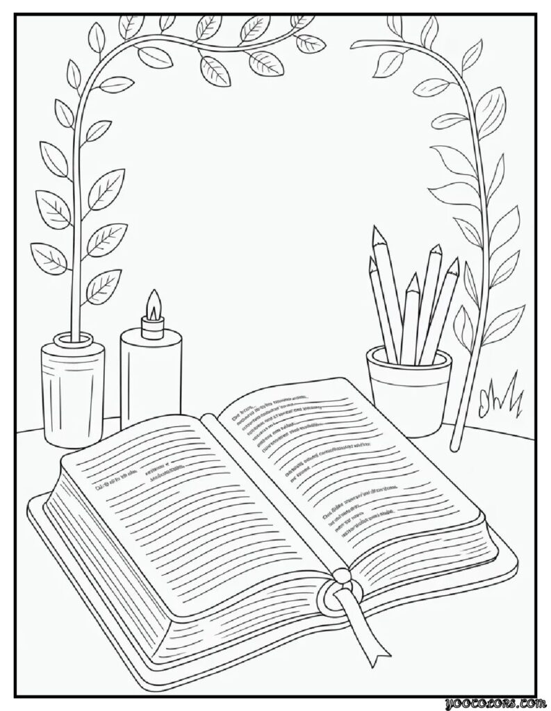 Free Printable Bible Coloring Pages PDF for Kids & Adults 10 bible coloring pages bible jurnal page.webp pdf