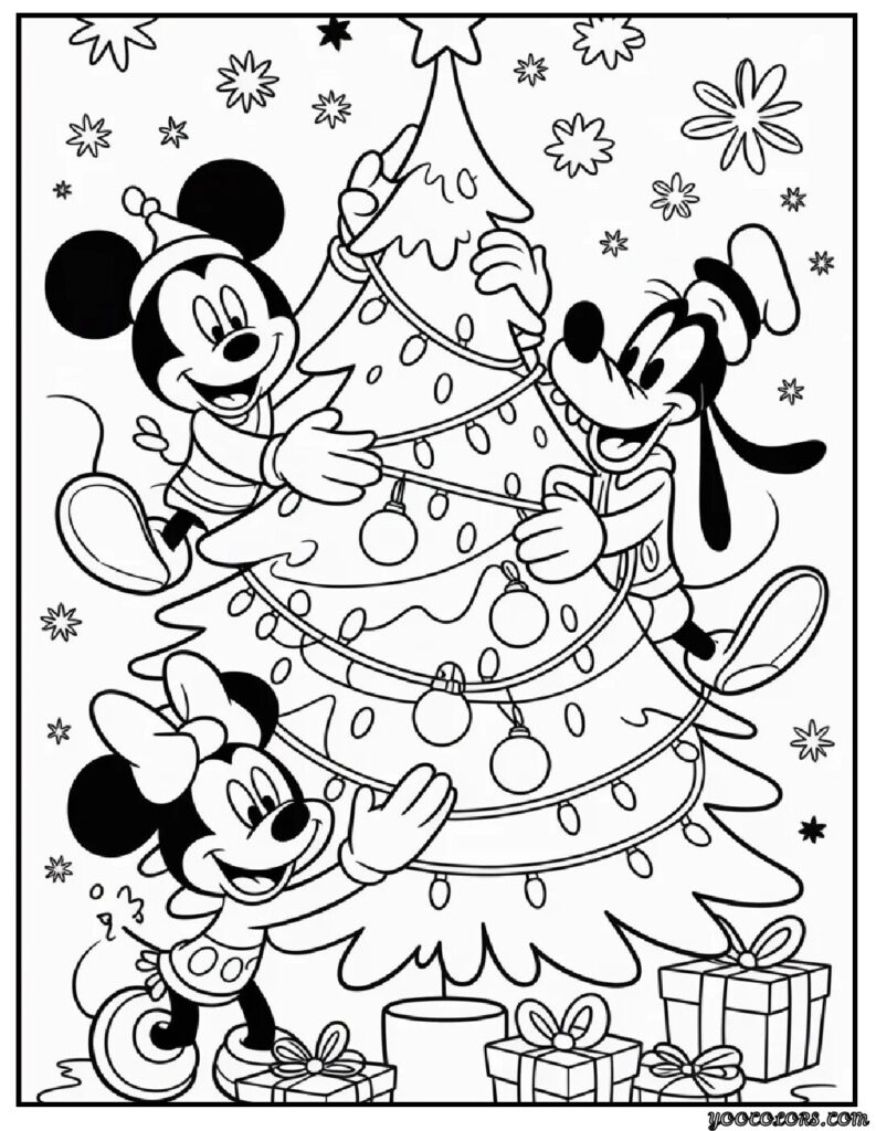 Christmas Coloring Pages Printable – Free Festive Fun for All Ages 17 christmas coloring pages printable Disney Christmas Fun.webp 2 pdf