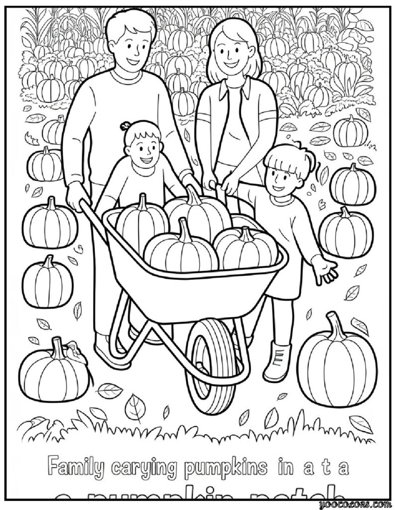 Happy Fall Coloring Pages – Free, Printable & Fun for the Season 4 happy fall coloring pages Pumpkin Picking Adventure.webp pdf