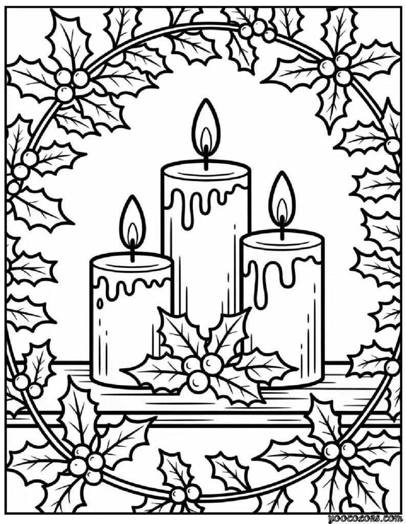 Christmas Coloring Pages for Adults – A Joyful Escape into Holiday Art 23 Christmas coloring pages adult 18 pdf