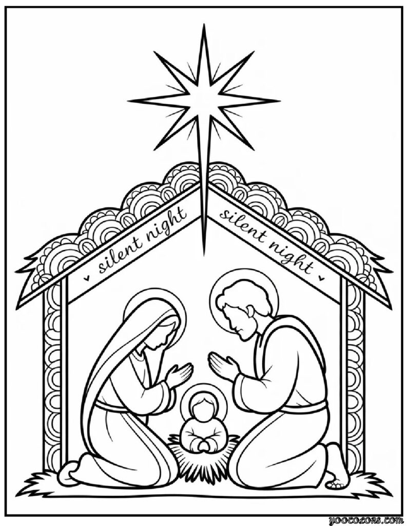 Christmas Coloring Pages for Adults – A Joyful Escape into Holiday Art 22 Christmas coloring pages adult 19 pdf