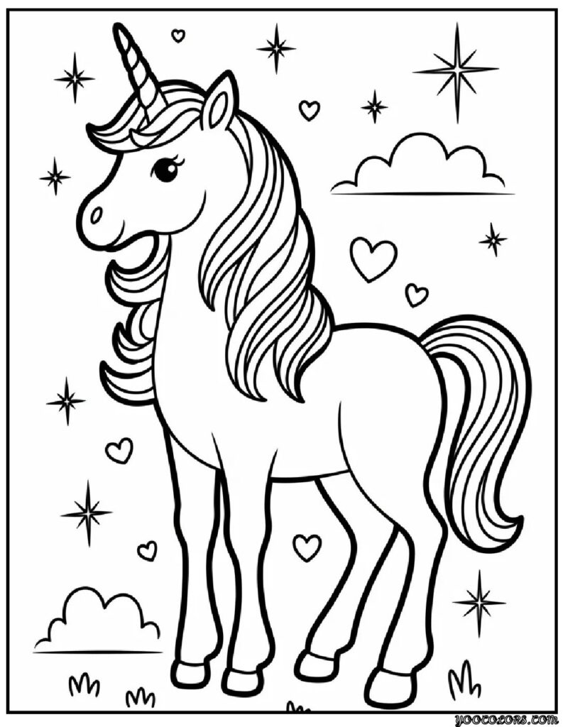 Rainbow and Unicorn Coloring Pages: A Magical Combo Kids Can’t Resist 6 Rainbow and UNICORN COLORING PAGES 2 pdf