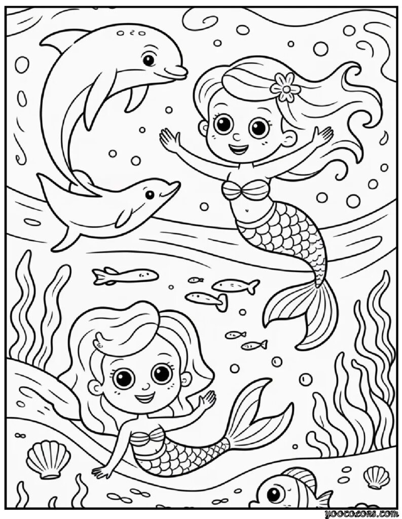 Kids Coloring Pages Girls – Free Printable & PDF Fantasy Fun 4 Untitled design 1 pdf