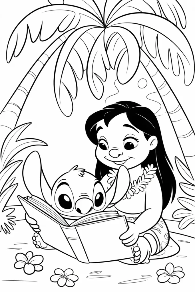 Lilo and Stitch Coloring Pages