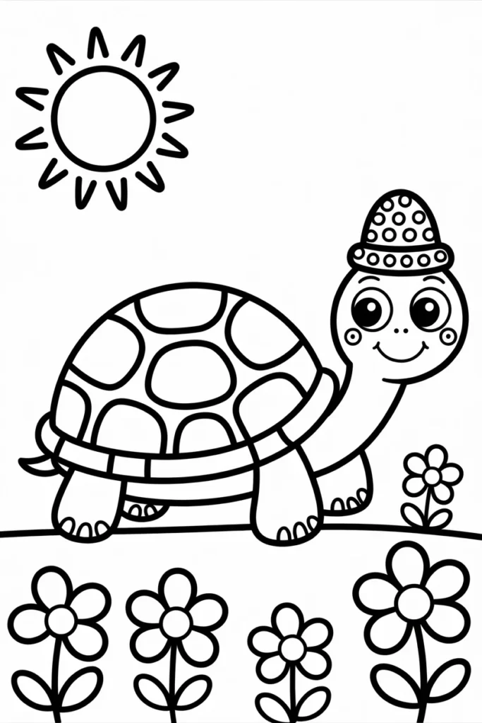 Animal Coloring Pages for Toddlers