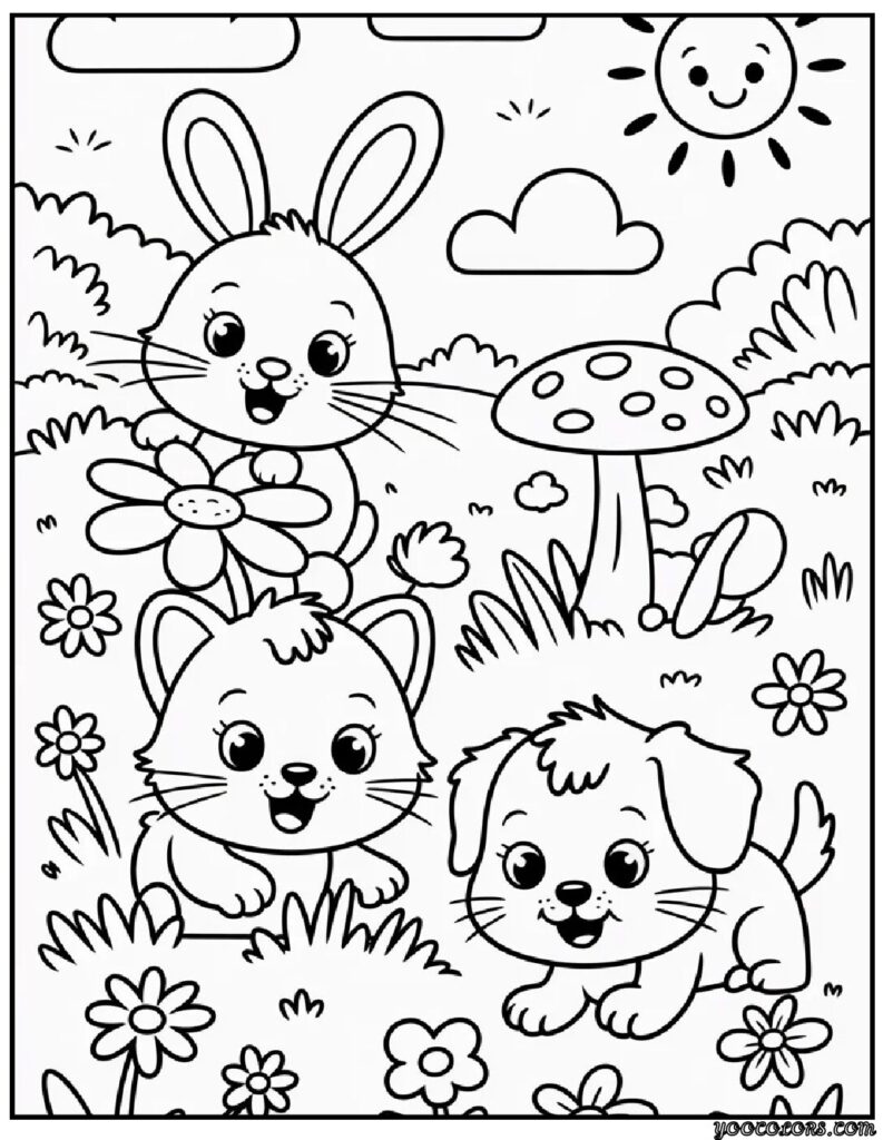 Animal Coloring Pages Preschool: Learning Through Creativity 7 animal coloring pages preschool 4 pdf