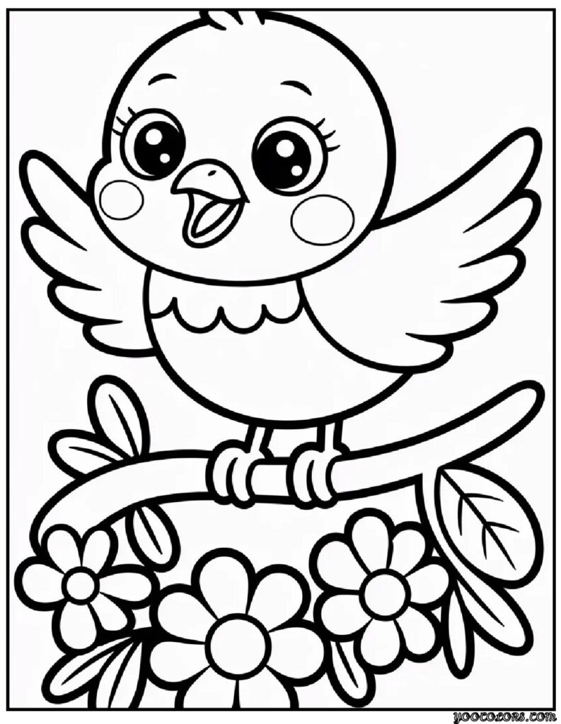 animal coloring pages toddlers 4 pdf